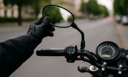 jak ustawić lusterka w motocyklu